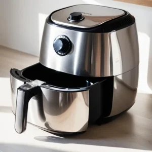 Bild zeigt Symbolbild eines Airfryer mit geöffneter Garkammer