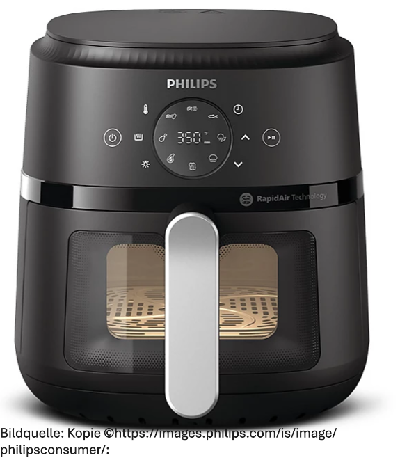 Bild zeigt den Airfryer 2000 Series 4,2L von Phillips