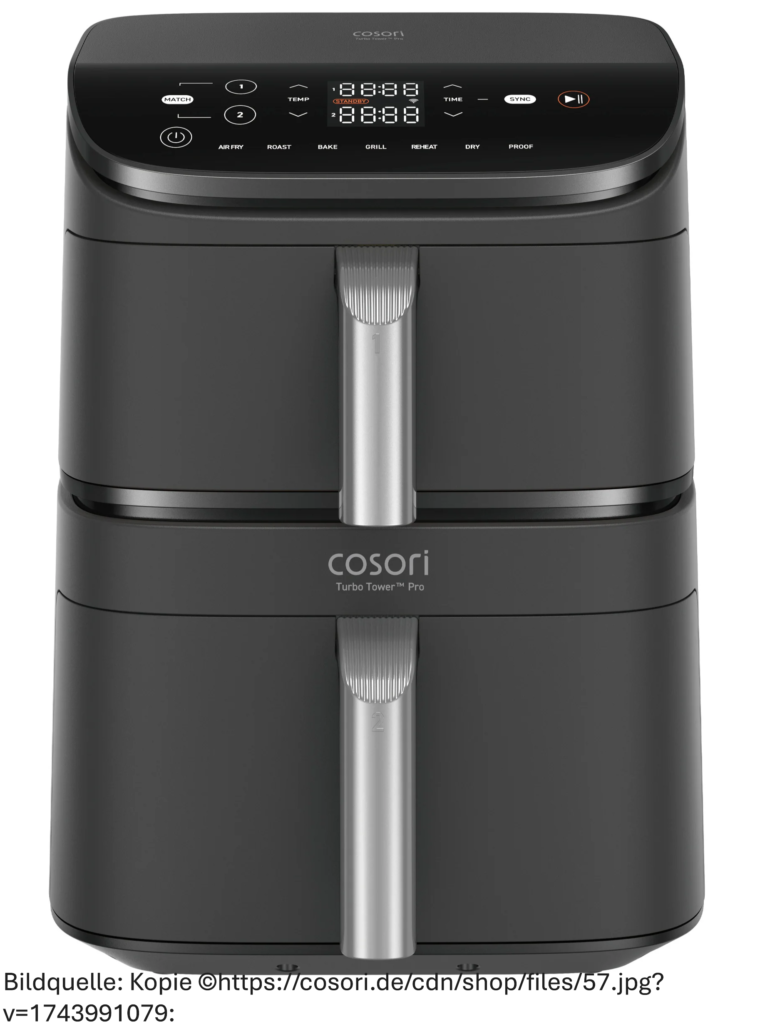 Bild zeigt Cosori Turbo Tower Pro Smart