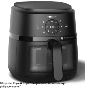 Bild zeigt den Airfryer 2000 Series 4,2L von Phillips