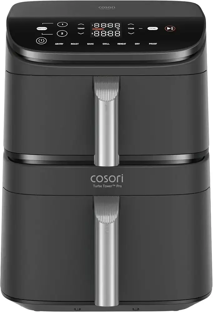 Bild zeigt Cosori Turbo Tower Pro Smart von vorne