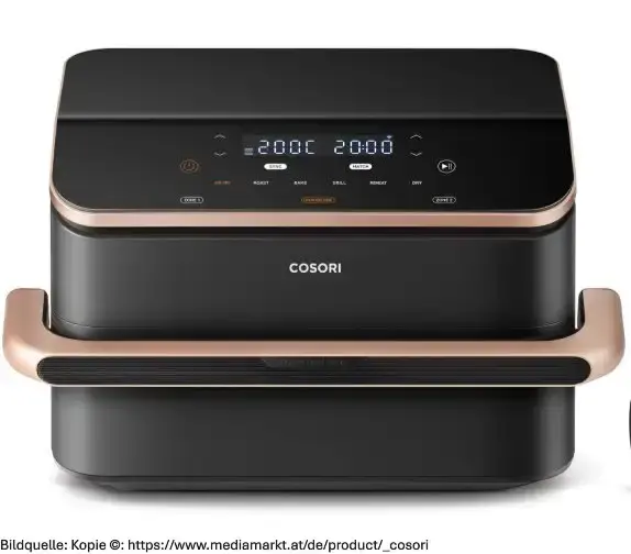 Bild zeigt Cosori Dual Blaze TwinFry