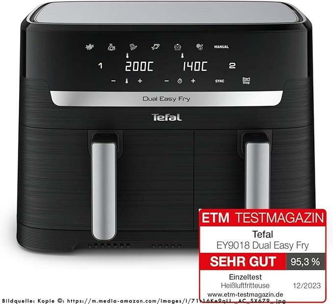 Bild zeigt Tefal Dual Easy Fry