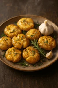 Bild zeigt Kartofel-Quetscher mit Rosmarin und Knoblauch