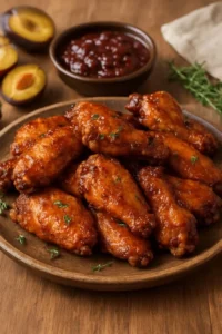 Pflaumen-Chutney-Chicken Wings