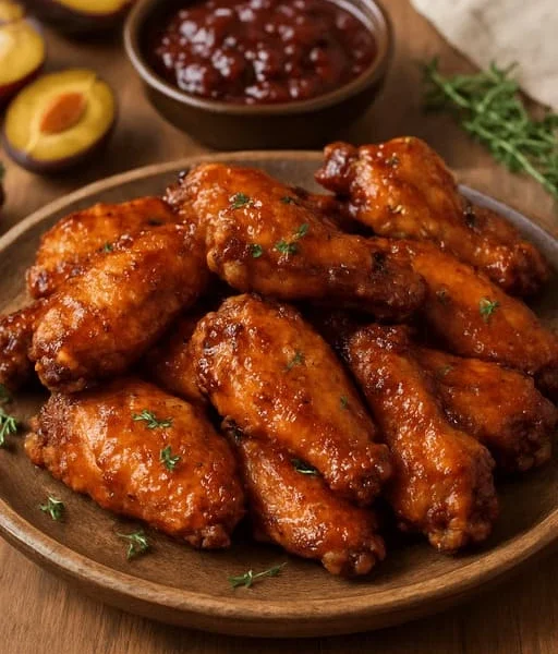 Pflaumen-Chutney-Chicken Wings