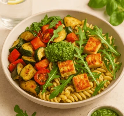 Spätsommer Pasta-Bowl