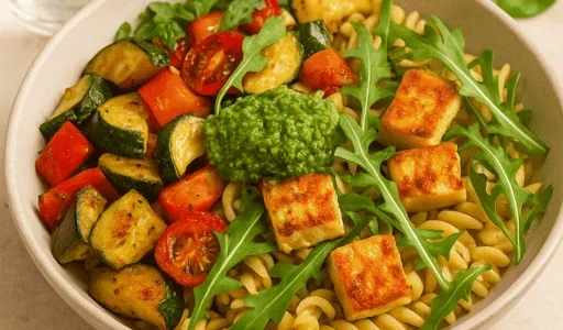 Spätsommer Pasta-Bowl