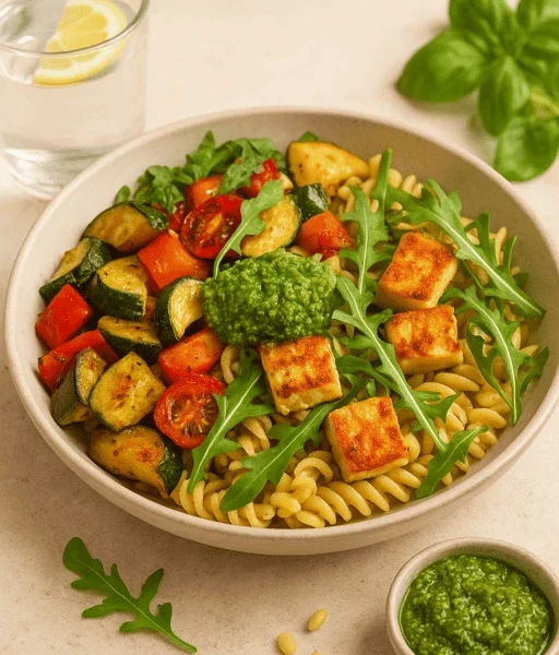 Spätsommer Pasta-Bowl