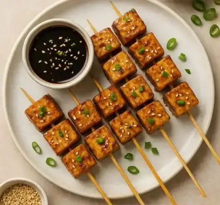 Tofu-Spieße mit Marinade