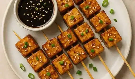 Tofu-Spieße mit Marinade