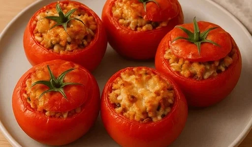 Gefüllte Tomaten aus dem Airfryer