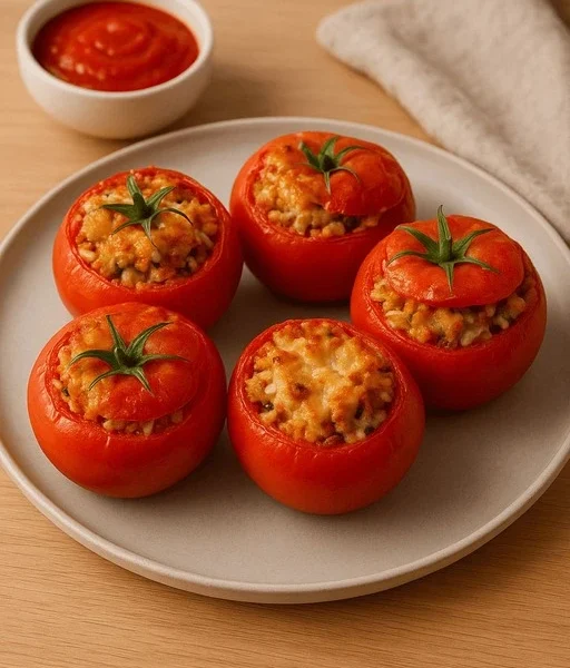 Gefüllte Tomaten aus dem Airfryer
