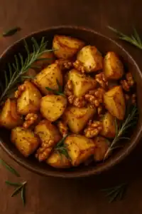 Herbstliche Kartoffeln mit Rosmarin und Walnüssen