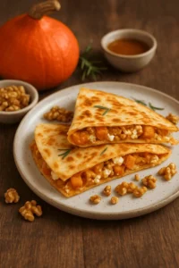 Herbstliche Kürbis-Quesadillas