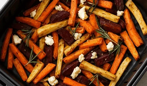 Wurzelgemüse-Medley mit Rosmarin & Feta