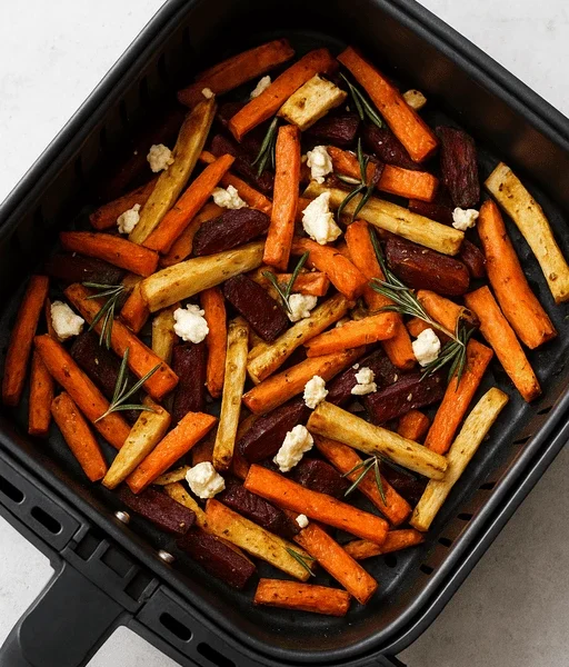 Wurzelgemüse-Medley mit Rosmarin & Feta