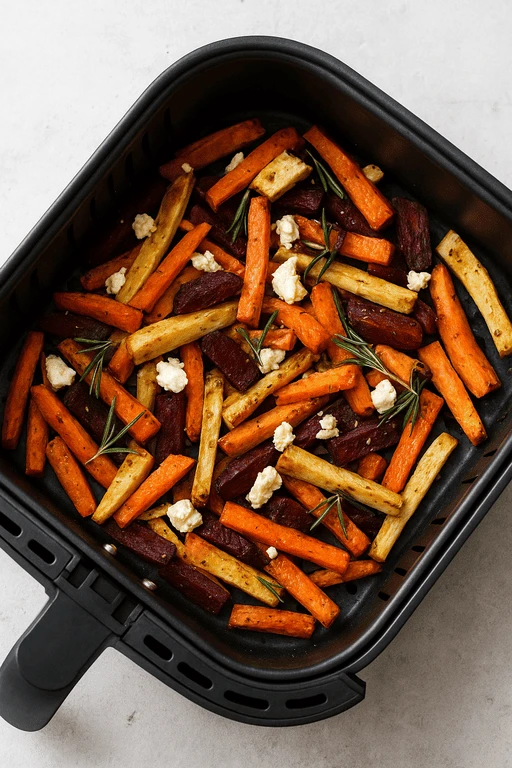 Wurzelgemüse-Medley mit Rosmarin & Feta