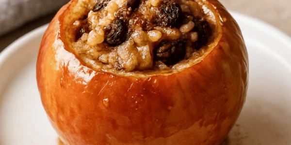 Bratapfel mit Marzipan & Nüssen