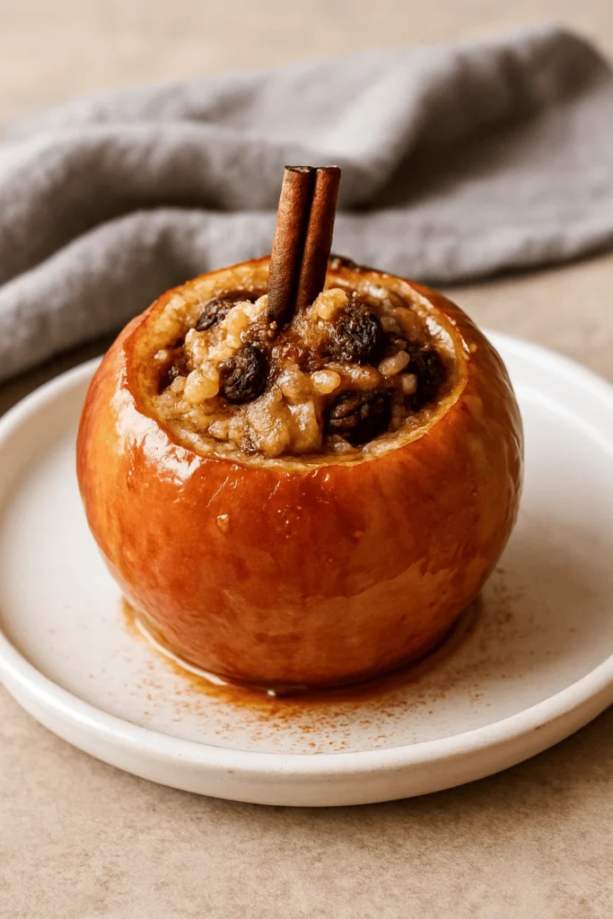 Bratapfel mit Marzipan & Nüssen