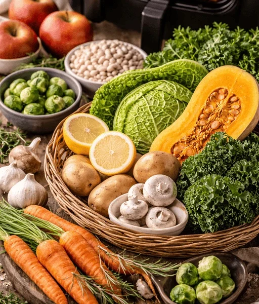 Airfryer Zutaten für Januar