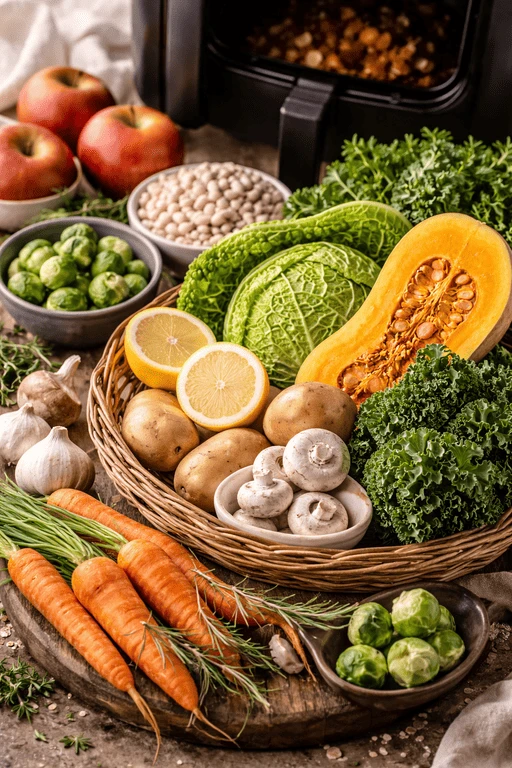 Airfryer Zutaten für Januar
