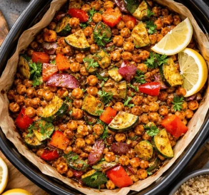 Kichererbsen-Gemüse-Pfanne