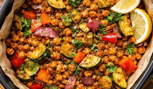 Kichererbsen-Gemüse-Pfanne