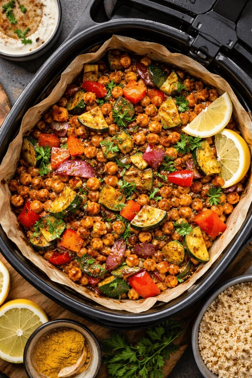 Kichererbsen-Gemüse-Pfanne