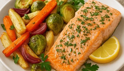 Zitronen-Kräuter-Lachs