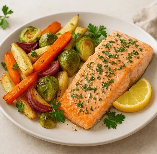 Zitronen-Kräuter-Lachs