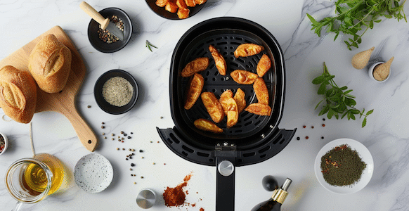 Airfryer Tipps und Zubehör – Gewürze, Thermometer und Öl für perfekte Ergebnisse