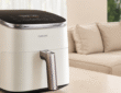 Cosori Airfryer Test 2026 - Eine Turboblaze Heissluftfriteuse steht auf einem weissen Tisch